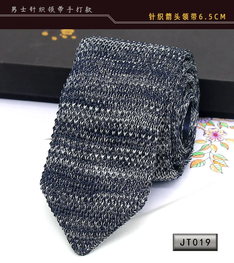 New Knit Ties Casual Skinny Necktie For Party Boys Girls Knitted Striped Neck Tie Wedding Necktie For Groom Neck Wear For Men