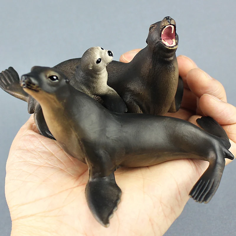 Simulation Marine Sea Life Lobster Crab Figurines Shark Action Figures Ocean Animals Model Dolphin Educational Toys for Children