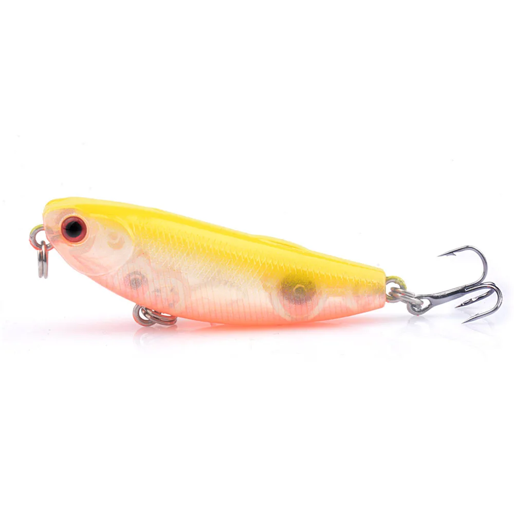 1Pcs Floating Pencil Fishing Lure 5.7cm 4.8g Top Water Dogs Hard Lures Baits Wobblers Artificial Hard Bait Pesca Fishing Tackle