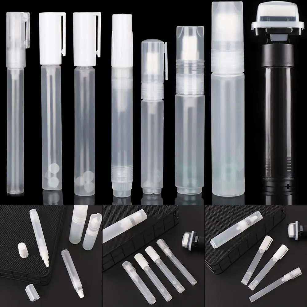 1Pcs Plastic Empty Paint Pen Graffiti Pen 3mm 5mm 65mm 8mm 10mm Empty Pen Rod Plastic Liquid Chalk Marker Barrels Pen