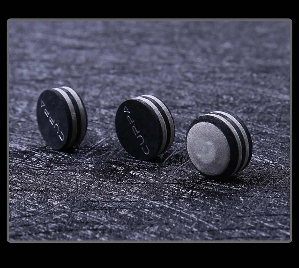 Cuppa Multi-Layer Leather Billiards Cue Tip Size 10/12/13mm