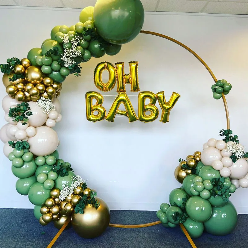 Jungle Safari Birthday Party Balloon Garland Kit Wedding Baby Shower Wild One Kid Birthday Party Balloon Background Decorations