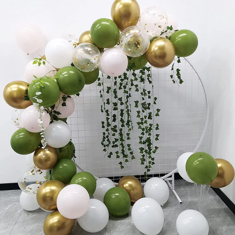 Jungle Safari Birthday Party Balloon Garland Kit Wedding Baby Shower Wild One Kid Birthday Party Balloon Background Decorations