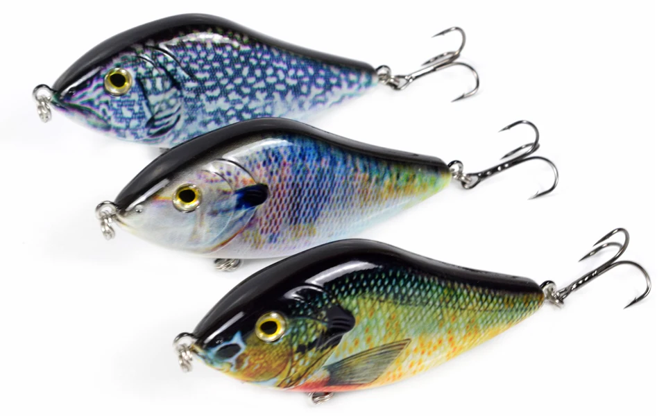 ALASICKA 70/100MM 14.5/45G For Pike Musky Fishing Slow Sinking Jerkbait Fishing Lure Slider Swim Action Hard Body Jerk Bait