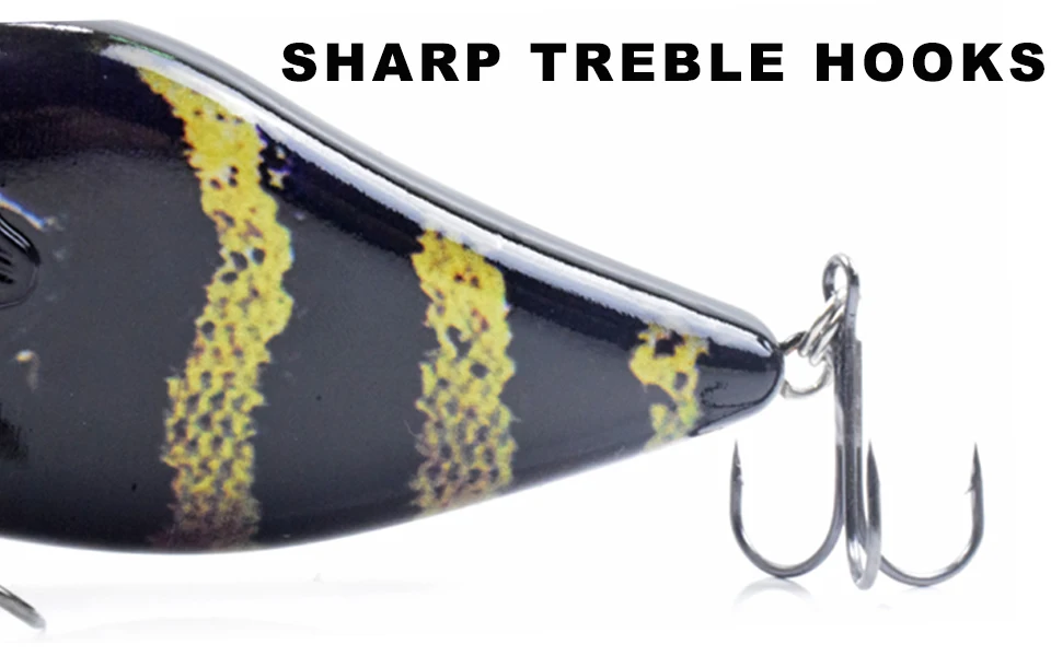 ALASICKA 70/100MM 14.5/45G For Pike Musky Fishing Slow Sinking Jerkbait Fishing Lure Slider Swim Action Hard Body Jerk Bait