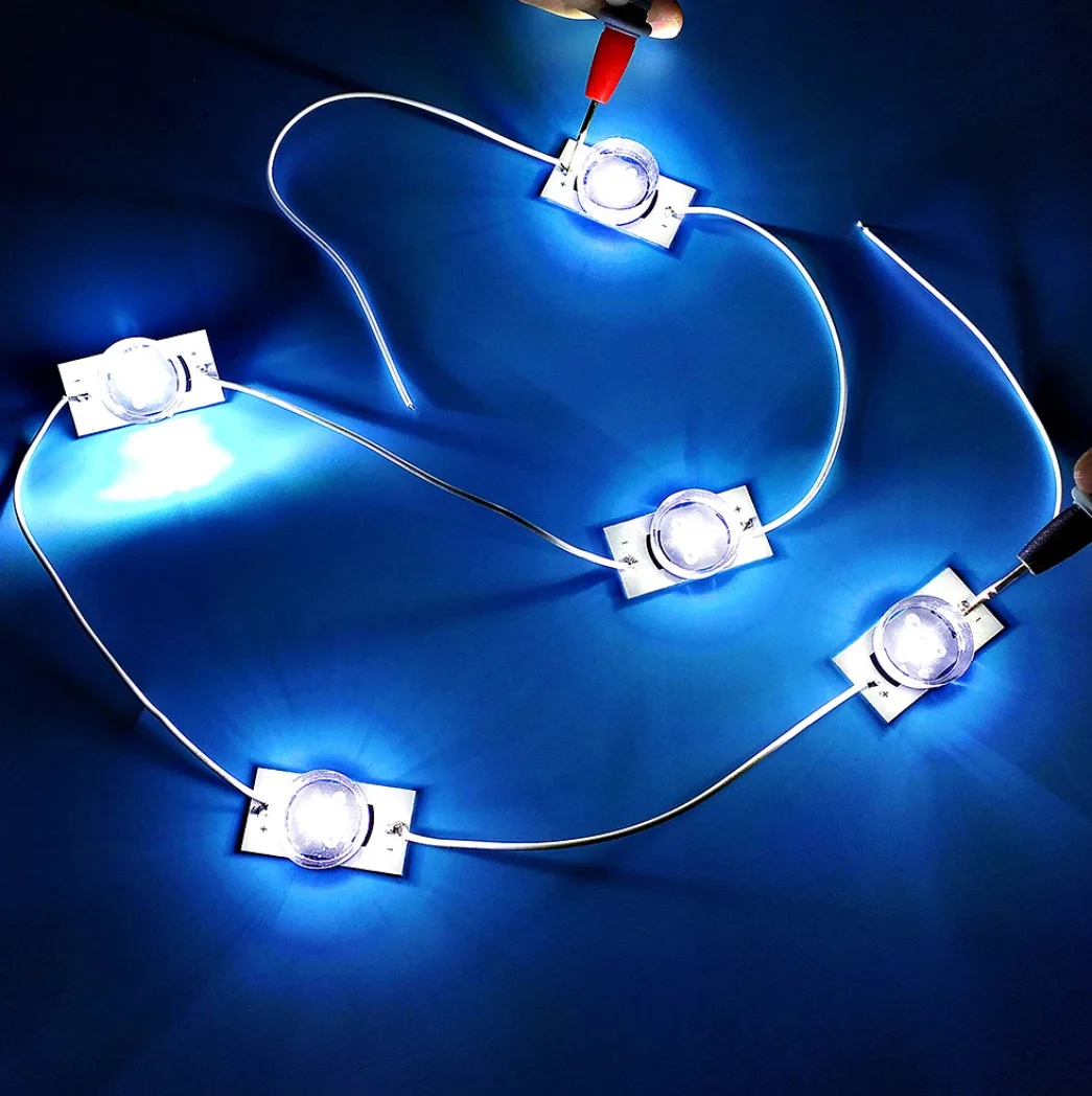 10-100PCS 100% NEW high quality 6V SMD Lamp Beads with Optical Lens Fliter for 32-65 inch LED TV Repair CL-40-D307-V3