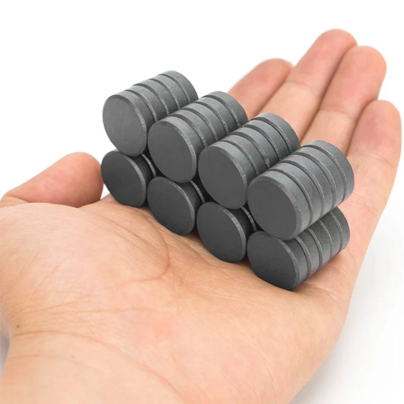 10x3 10x4 10x5 15X3 15X4 15X5mm Black Small Round Magnet Fridge Ferrite Magnet  Round Speaker Magnet Permanent Magnet