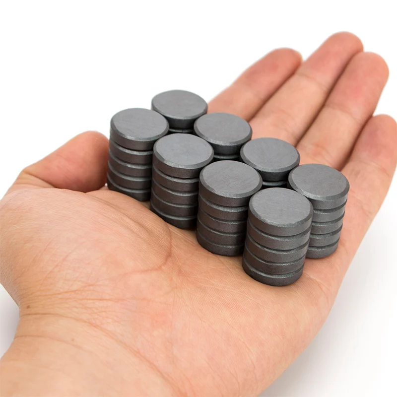 10x3 10x4 10x5 15X3 15X4 15X5mm Black Small Round Magnet Fridge Ferrite Magnet  Round Speaker Magnet Permanent Magnet