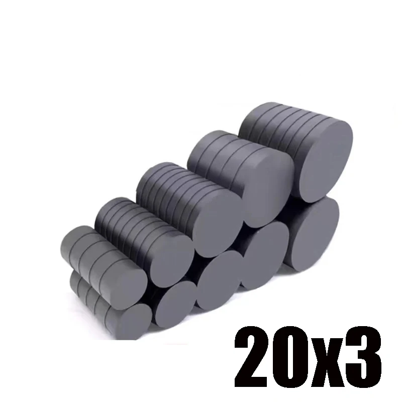10x3 10x4 10x5 15X3 15X4 15X5mm Black Small Round Magnet Fridge Ferrite Magnet  Round Speaker Magnet Permanent Magnet