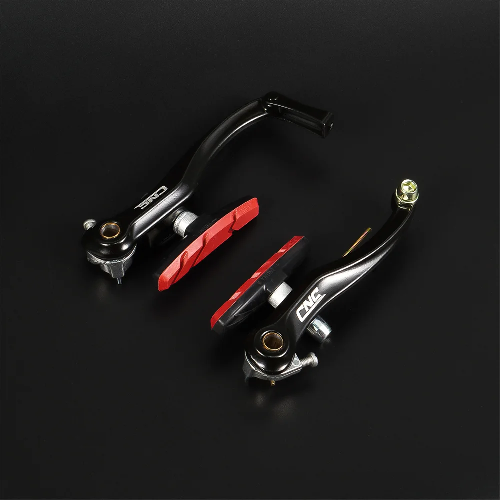 CNCLOL Bike V-Brake Pads 55mm / 70mm, Fit Mtb,Folding,BMX Bicycle Rubber Brake Shoes 2 Pairs, Fit Shimano/SRAM V Brake