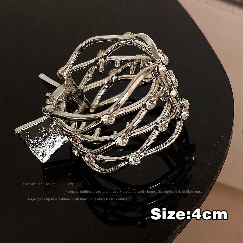 Korean Pearl Crystal Hair Claws Clips Women Geometric Hair Claw Girls Clamps Hair Crab Headband Hairpin Fashion Hair Accessories