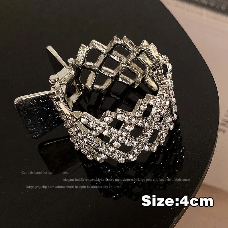 Korean Pearl Crystal Hair Claws Clips Women Geometric Hair Claw Girls Clamps Hair Crab Headband Hairpin Fashion Hair Accessories