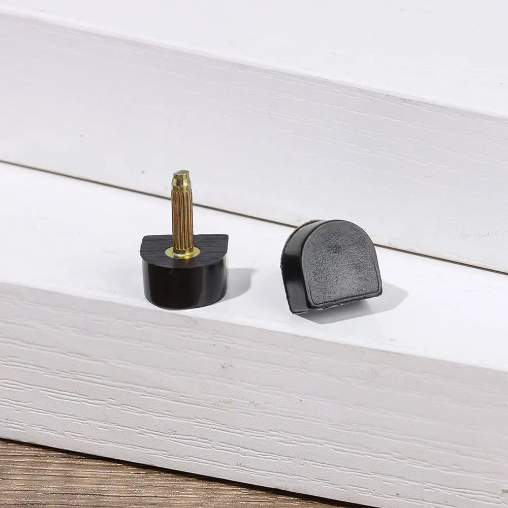 10pcs Black Women Shoes High Heel Repair Tips Pins Heel Stoppers Protect Dowel Lifts Replacement For High Heel Tips Taps