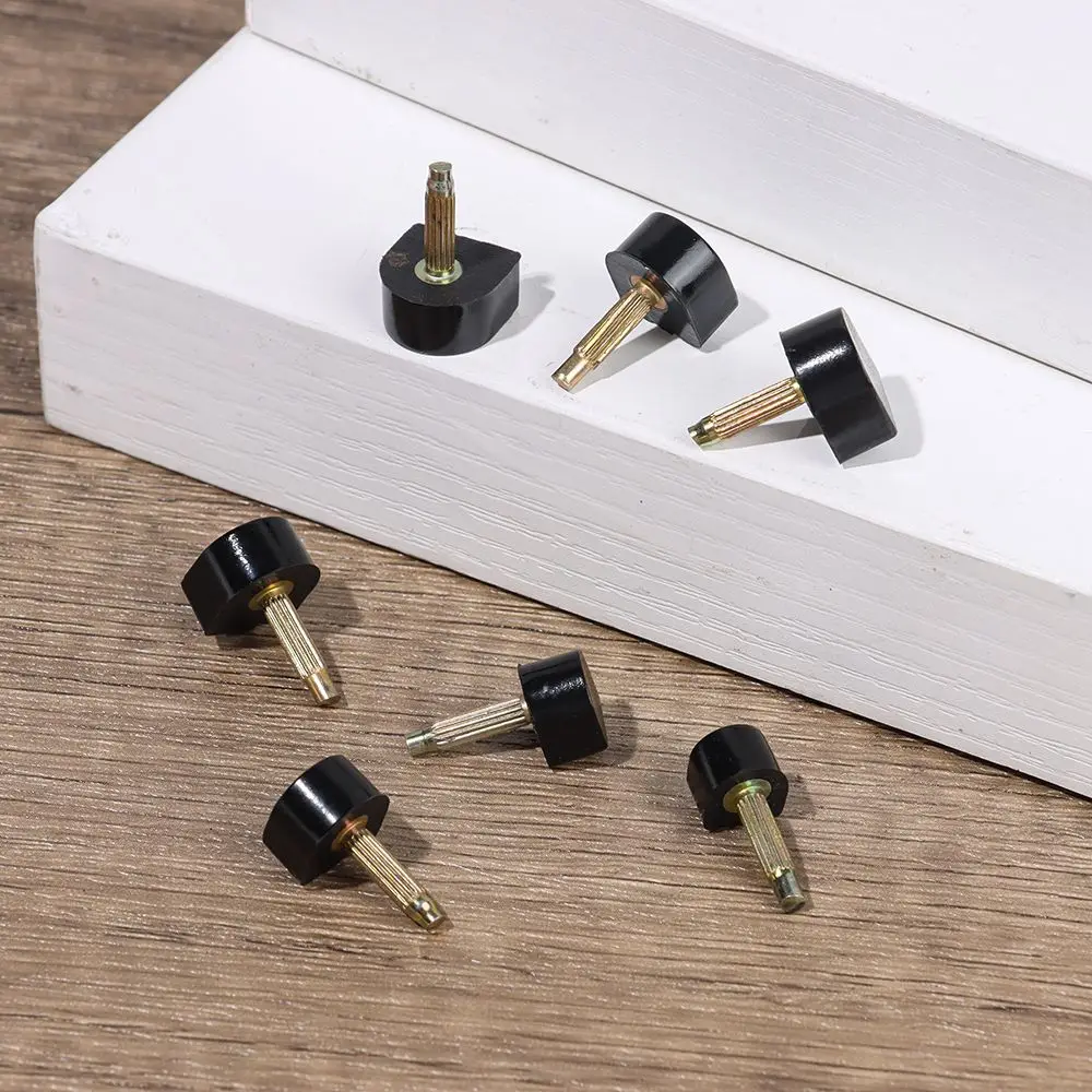 10pcs Black Women Shoes High Heel Repair Tips Pins Heel Stoppers Protect Dowel Lifts Replacement For High Heel Tips Taps