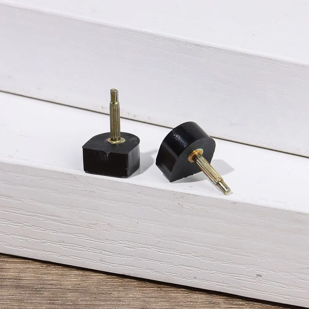 10pcs Black Women Shoes High Heel Repair Tips Pins Heel Stoppers Protect Dowel Lifts Replacement For High Heel Tips Taps