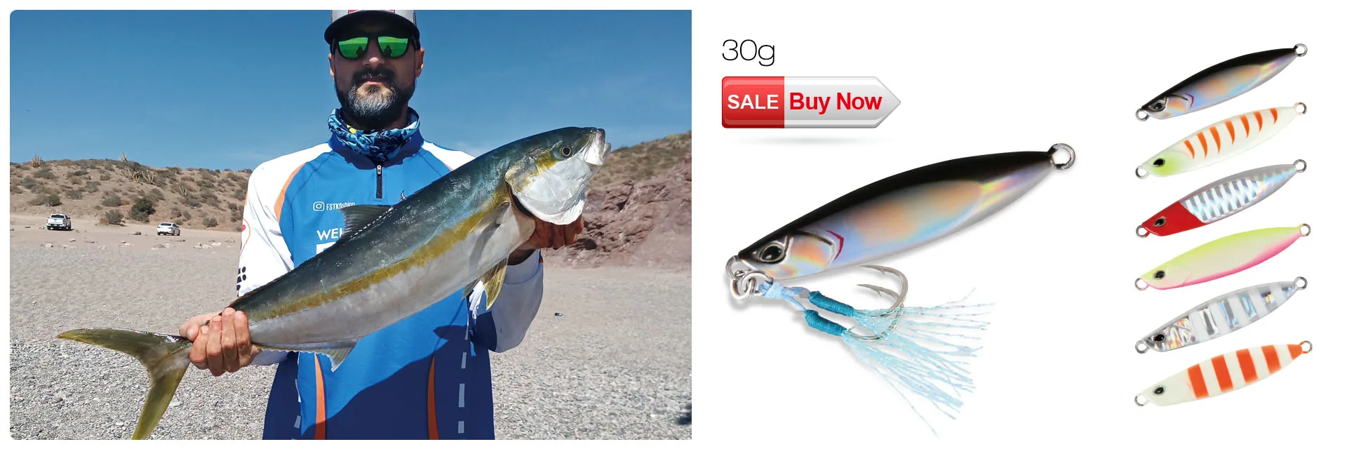 FSTK New Fishing Lure Metal Jig 30g40g60g Offshore Bass Spoon Sea Artificial Bait with Assist Hook Trout Saltwater Jigging Lure