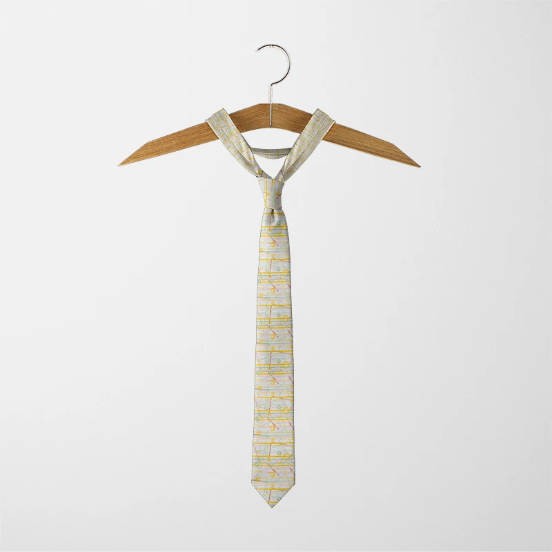 Design New 8CM Men Slim Fit Tie Crane Pattern Printing Fun Casual Fashion Necktie Bar Club Holiday Party Tie Japanese Gravatas