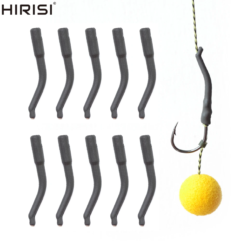 10pcs Carp Fishing Short Line Aligners Tungsten Fishing Baseline Tungsten Hook Sleeve Carp Terminal Tackle