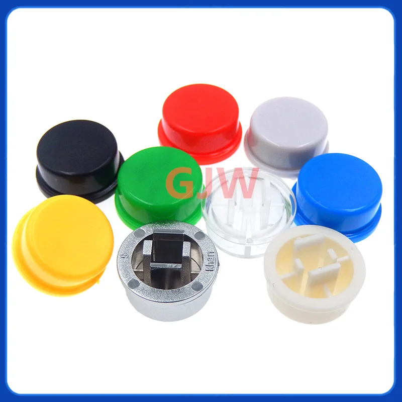 10-50PCS round Tactile Button caps for B3F-4055 12X12X7.3MM Micro TACT Key SWITCH FOR ARDUINO 12*12*7.3MM 12X12X7.3 SWITCHES