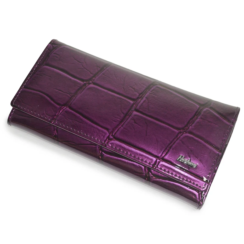 Annmouler Brand New Wallet for women Large Capacity Cow Leather Purse Functional Card Holder Cowhide Female Purse Female Clutch