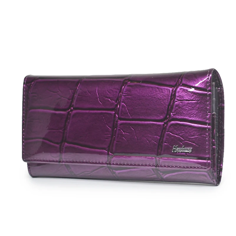 Annmouler Brand New Wallet for women Large Capacity Cow Leather Purse Functional Card Holder Cowhide Female Purse Female Clutch