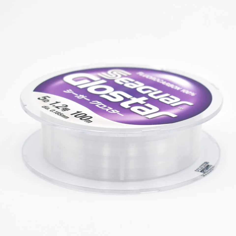 NEW SEAGUAR GLOSTAR Original Fishing Line 4LB-70LB 100% FLUOROCARBON Fishing Lines 100M/60M 50th Anniversary Limited Product