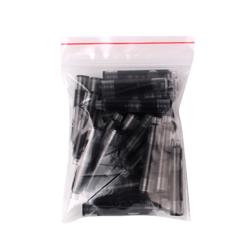 25PCS/Pack Black Ink Cartridges 2.6MM Inner Diameter Short Fountain Pen Ink Mini Fountain Pen Refill School Office Supplies New