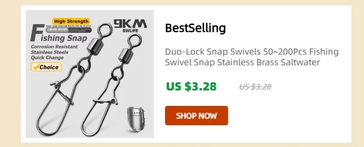 Three Joint Rolling Swivels Fishing Accessories 15~60Pcs Fishing Barrel Swivel Tackle Bass Saltwater Fishing Line Connector Clip