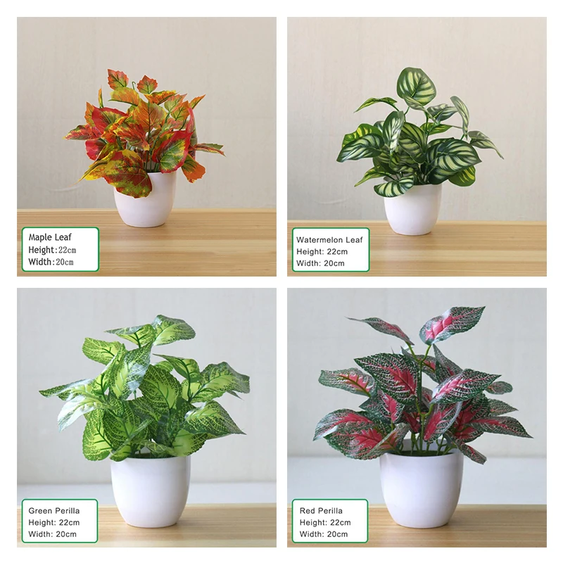 Artificial Plants Bonsai Fake Plants Home Decoration Accessories Plant Pot Office Decoration Living Room Decoration