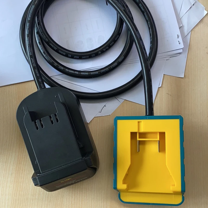 Battery Tool Extension Cord Battery Adapter For Makita For Bosch For Milwaukee For DeWlt 18V Battery Tool