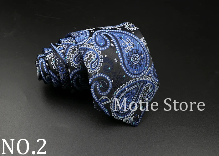 New Style Fashion Jacquard Floral Paisley Necktie Polyester Male Narrow Red Blue Tie Suit Shirt Gift For Men Accessory Gravatas