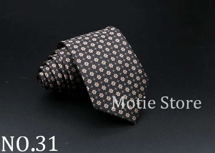 New Style Fashion Jacquard Floral Paisley Necktie Polyester Male Narrow Red Blue Tie Suit Shirt Gift For Men Accessory Gravatas