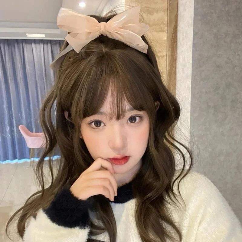 Korean Fashion Ribbon Bow Hair Claw Clip Elegant Banana Gripper Ponytail Clip for Women Girls Headwear Hair Accessories