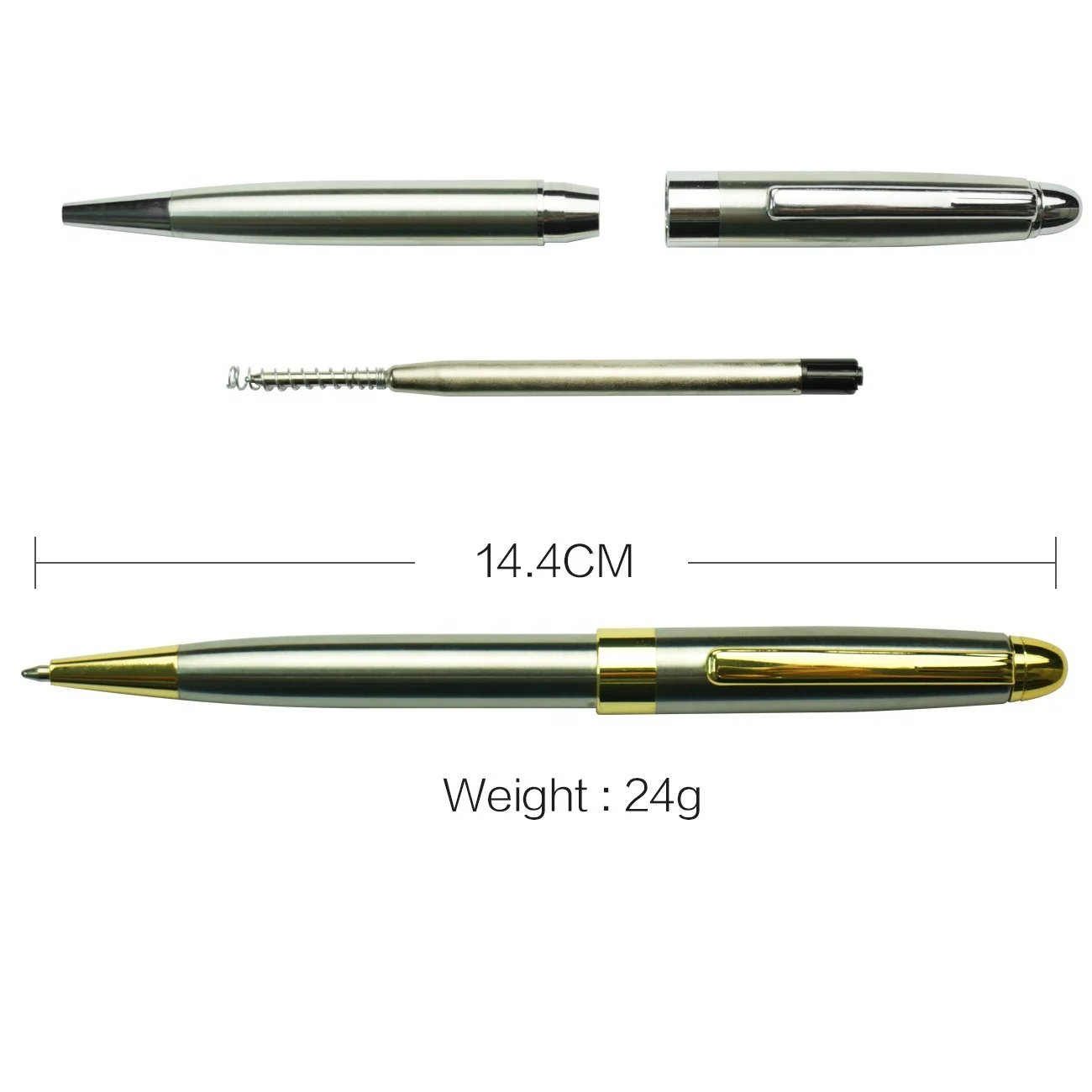 Ballpoint Pens Housing Retractable Ball Point Pen Smooth Writing Roller Ball Pen Elegant Signature Pen Gift Pens for Men Women