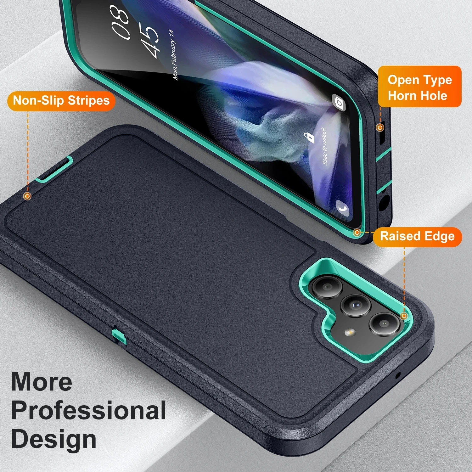 Heavy Duty Armor Case for Samsung Galaxy S23 S24 S25 FE S26 Ultra S22 A15 A54 A14 A53 A13 A17 A16 Shockproof Phone Covers