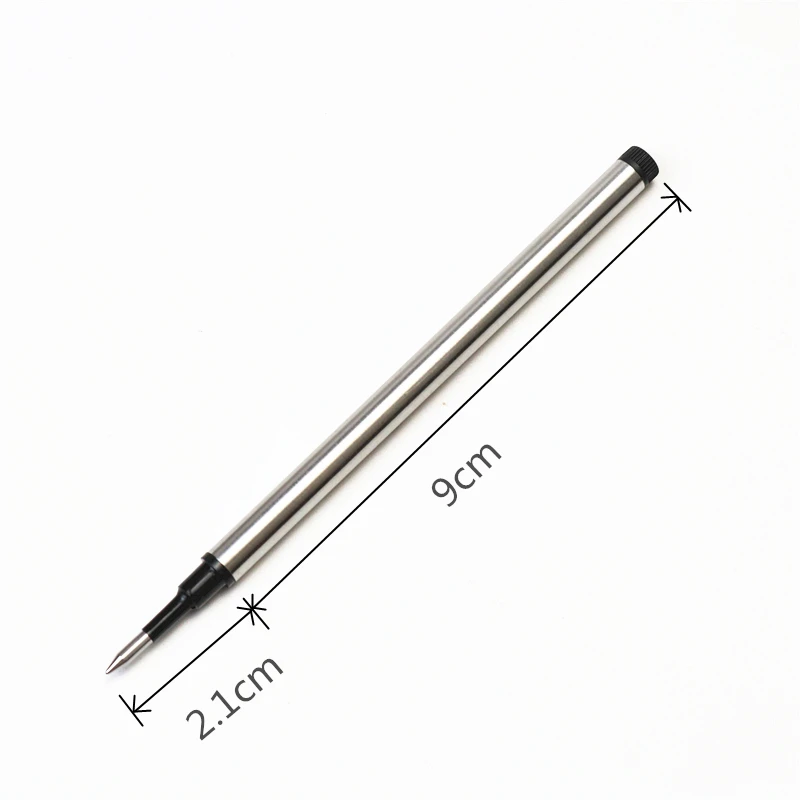 0.5mm blue and black Red roller Pen Refill Smooth writing Metal ballpoint pen refill 5PCS/lot Stationery pen writing accessories