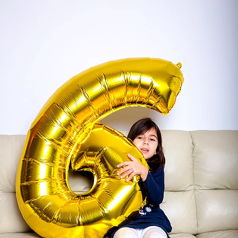 40inch Rose Gold Number Balloon Anniversary Wedding Party Decoration Digital Foil Balloons Inflatable Helium Balon Toy Wholesale