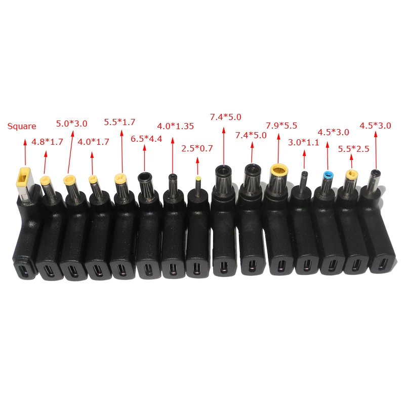 USB 3.1 Type C USB-C to DC Power Adapter PD Emulator Trigger Plug Connector Converter for Asus Hp Dell Acer Notebook Pc