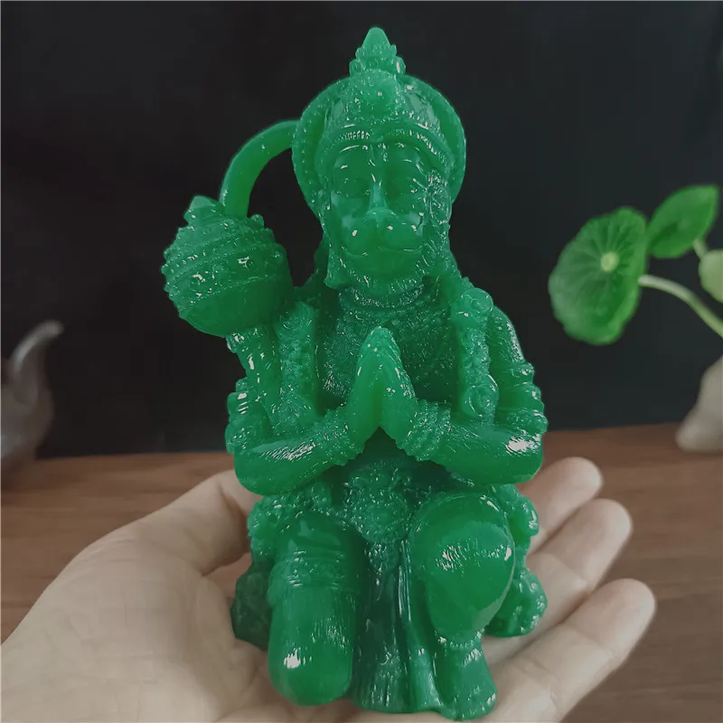 Stone Color Hanuman Statue Sculpture Big Resin Hindu Monkey God Buddha Statues Figurine Zen Home Garden Decoration Lucky Gifts