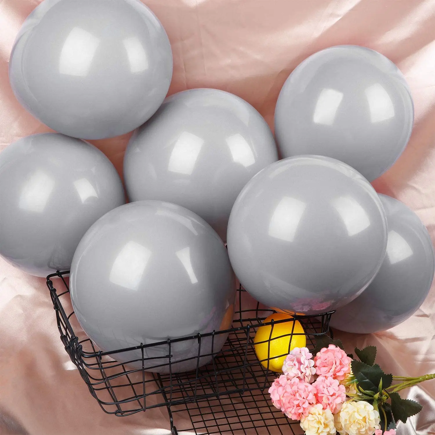 5/10/12/18/36inch Gray Balloons Mini Large Macaron Gray Globos Grey Latex Balloon for Wedding Birthday Party Decoration Supplies