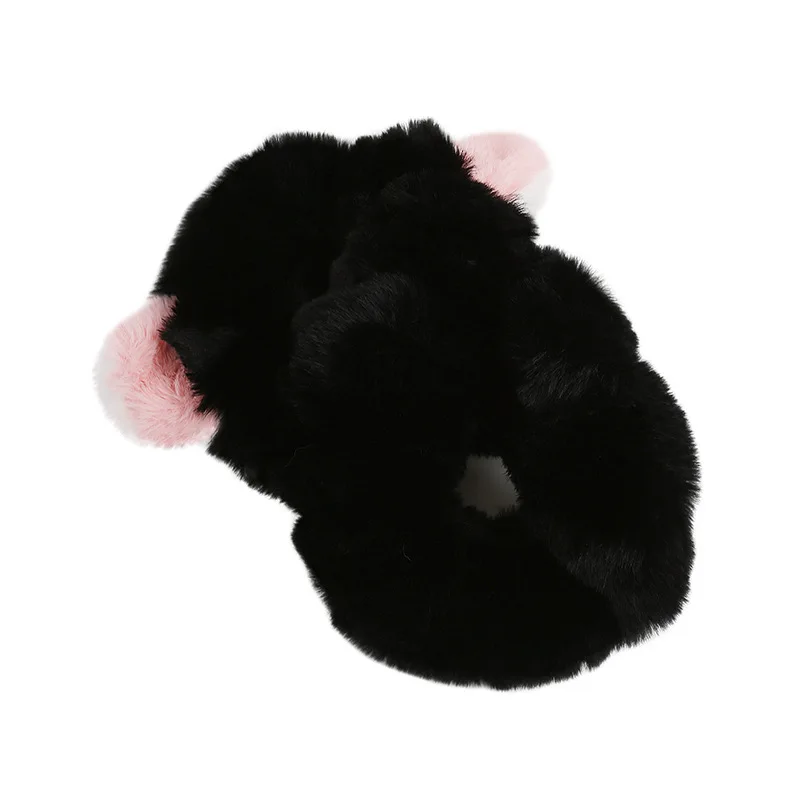 Fashion Bear Car Steering Wheel Cover Volant Plush Cartoon Car styling Braid on the Steering-wheel Funda volante 4 Colors Plush
