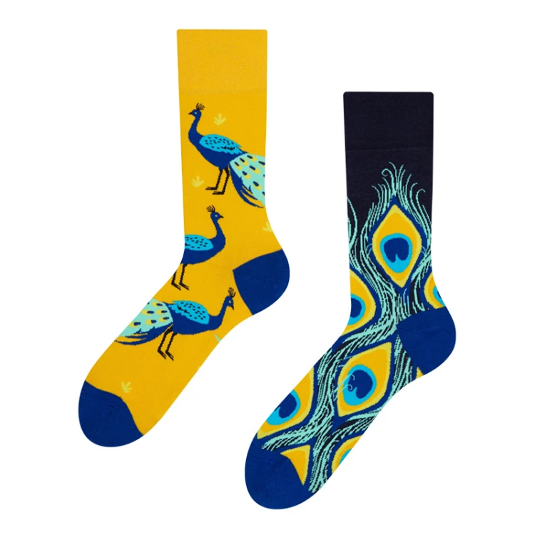 Cross Border New Spring/Summer Personalized Cartoon AB Fashion Socks Creative Cartoon Couple Cotton Socks