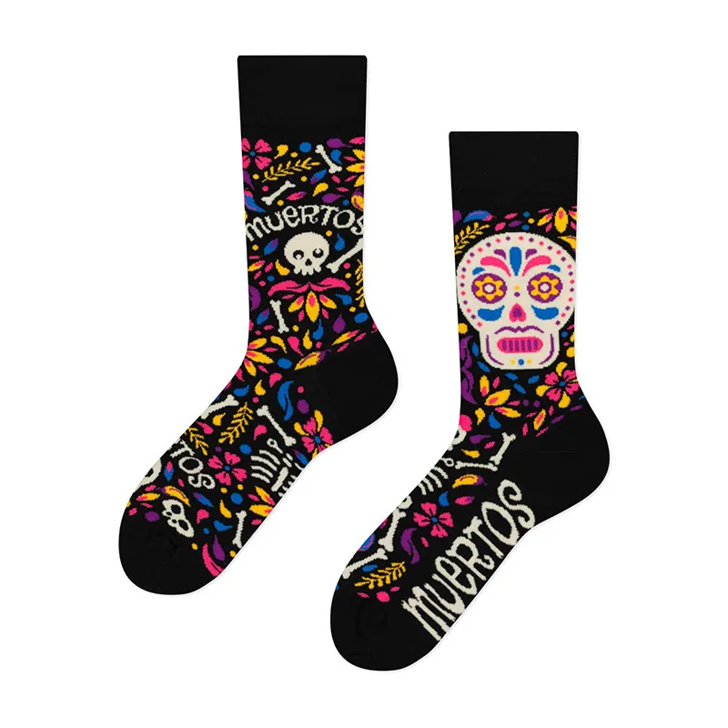 Cross Border New Spring/Summer Personalized Cartoon AB Fashion Socks Creative Cartoon Couple Cotton Socks