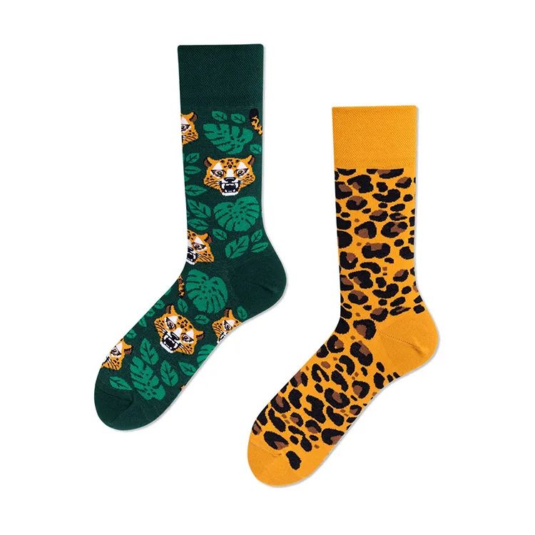 Cross Border New Spring/Summer Personalized Cartoon AB Fashion Socks Creative Cartoon Couple Cotton Socks
