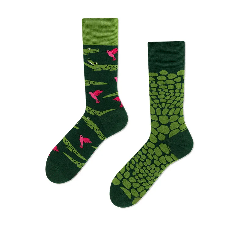 Cross Border New Spring/Summer Personalized Cartoon AB Fashion Socks Creative Cartoon Couple Cotton Socks