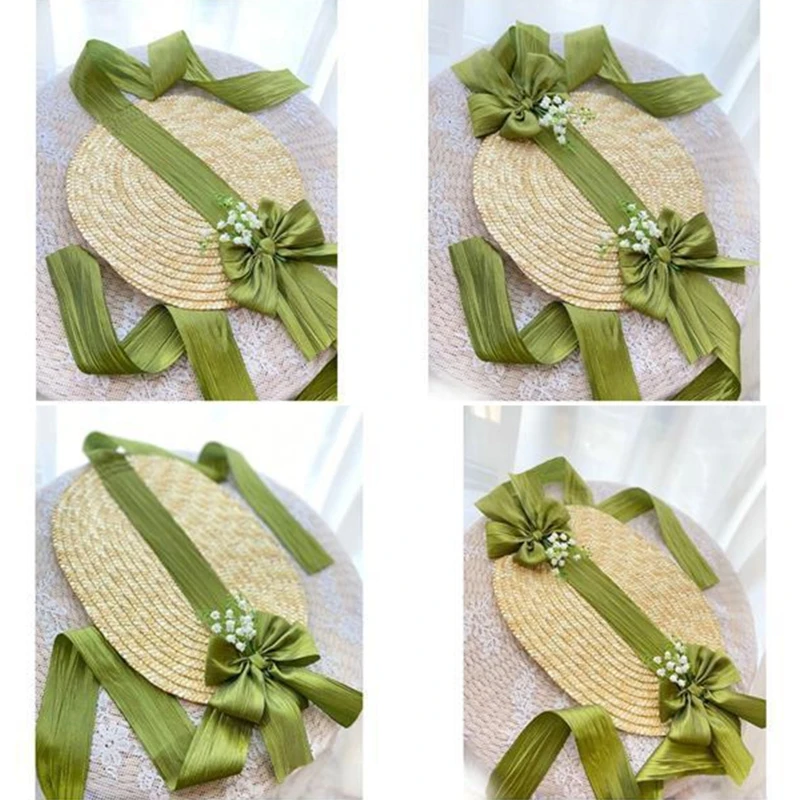 Handmade Women 1800s Victorian Wedding Tea Party Bonnet Lolita Hat Vintage Flowers Beach Sun Straw Weaving Hats