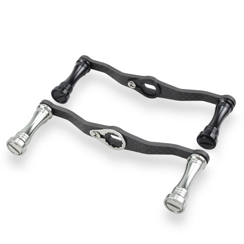 EKfan 105MM Carbon Fiber Baitcasting Reel Handle for DAI/SHI 8x5/7x4 Hole Modification Reel Handle Fishing Gear Accessory