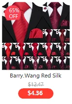 Fashion Red Blue Teal Floral Men Tie Set Necktie Handkerchief Cufflinks Wedding Gift Barry. Wang Tie Pin Brooches A-6074