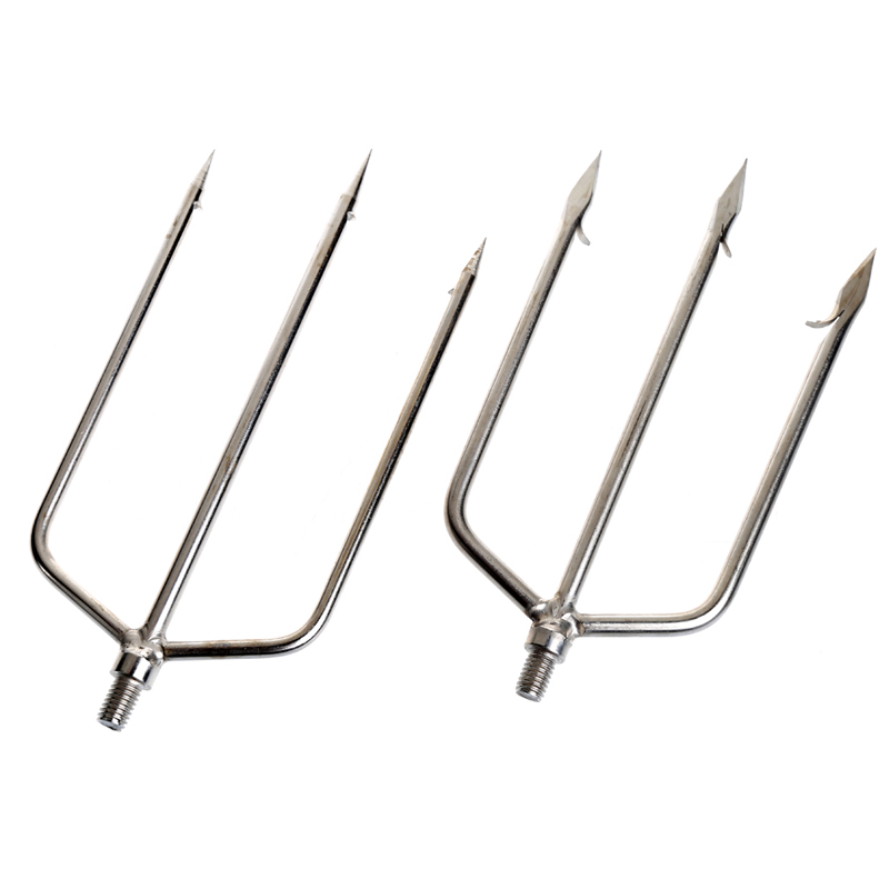 Stainless Steel Prong Harpoon Fish Fork Fishing Ice Breaker AccessoryTackleTool