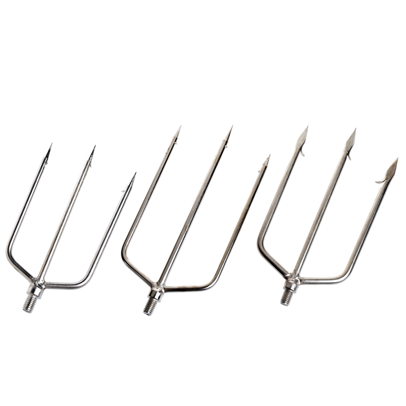 Stainless Steel Prong Harpoon Fish Fork Fishing Ice Breaker AccessoryTackleTool